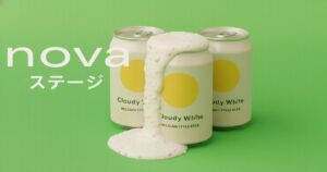 スポーツ選手の収入期待値レベル3を示すビール缶3本とあふれる泡のイメージ画像。稼ぎが増えて勢いが出てきた状態を表現